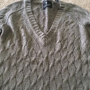 Madison scotch grey cable sweater